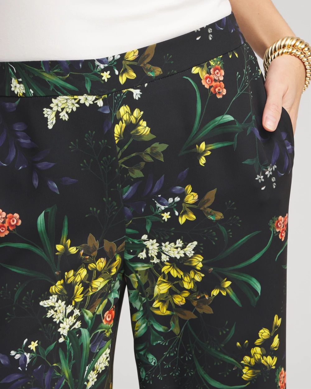 Floral Wide Leg Soft Pants | Chico's Floral Wide Leg Soft Pants | Chico's